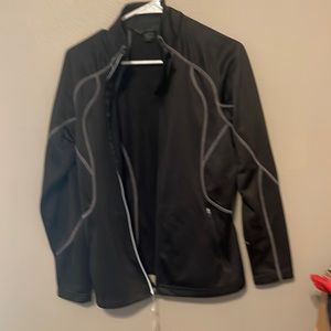 Ladies black athletic jacket